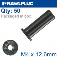 RAWLNUT M4X12.6MM X50-BOX